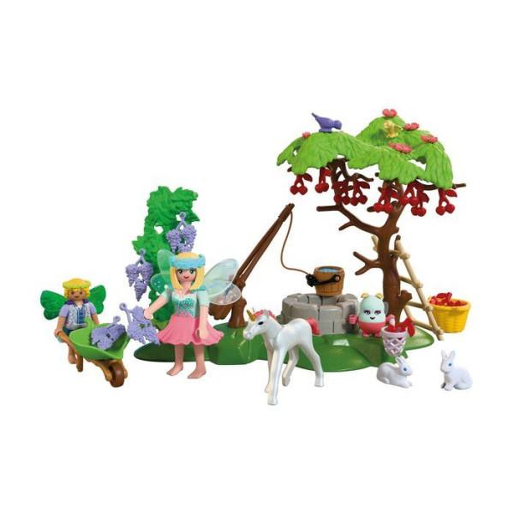 Voir la diapositive 3 : PLAYMOBIL PLAYMOBIL 72215 Jardin féérique avec bébé licorne, Fantasy & Magic, 74 pieces, des 4 ans