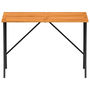 Voir la diapositive 5 : VIDAXL Table de jardin avec dessus en bois d'acacia noir 105x75x72 cm