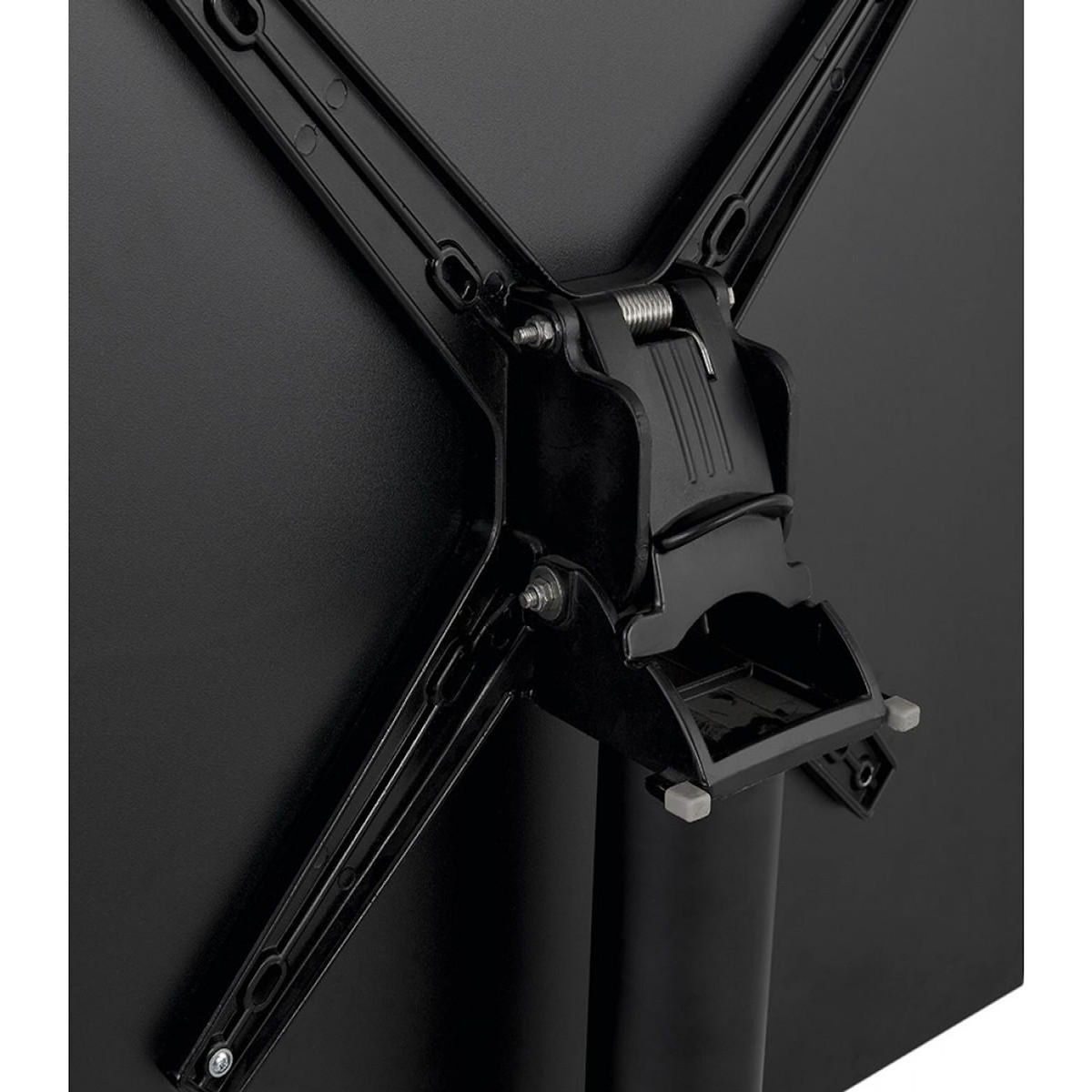 Paris Prix Table Pliable Carrée Intérieur & Extérieur  Dorthy  74cm Noir