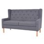 Voir la diapositive 5 : VIDAXL Ensemble de canapes 3 pcs tissu gris