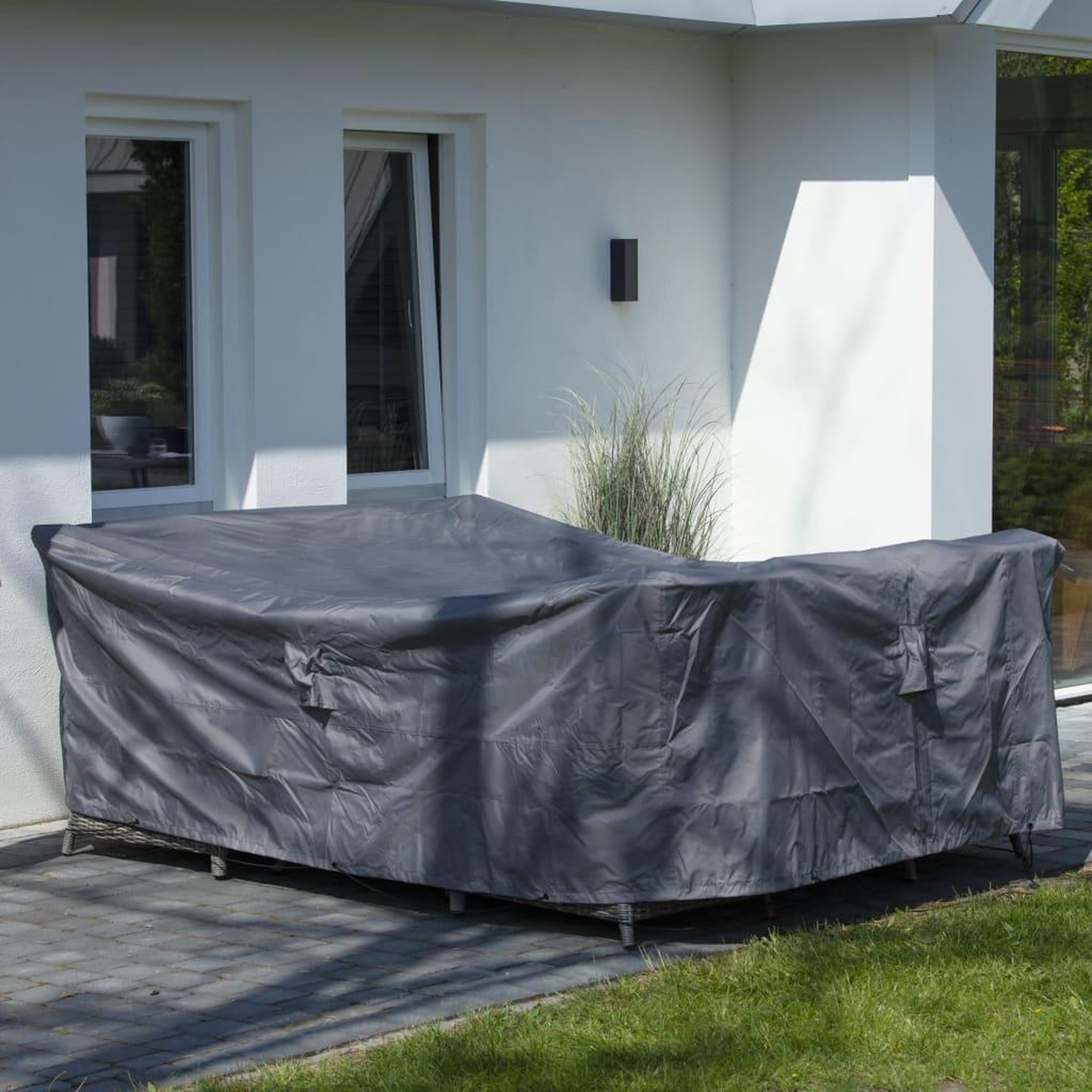 Voir la diapositive 2 : MADISON Madison Housse de meubles d'exterieur 210 x 200 x 70 cm Gris