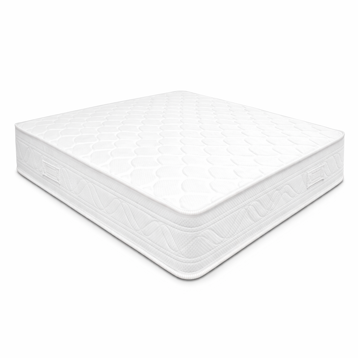 KING OF DREAMS Ensemble Sommier Tapissier et Matelas Mousse Polyuréthane