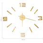 Voir la diapositive 6 : VIDAXL Horloge murale 3D Design moderne Dore 100 cm XXL