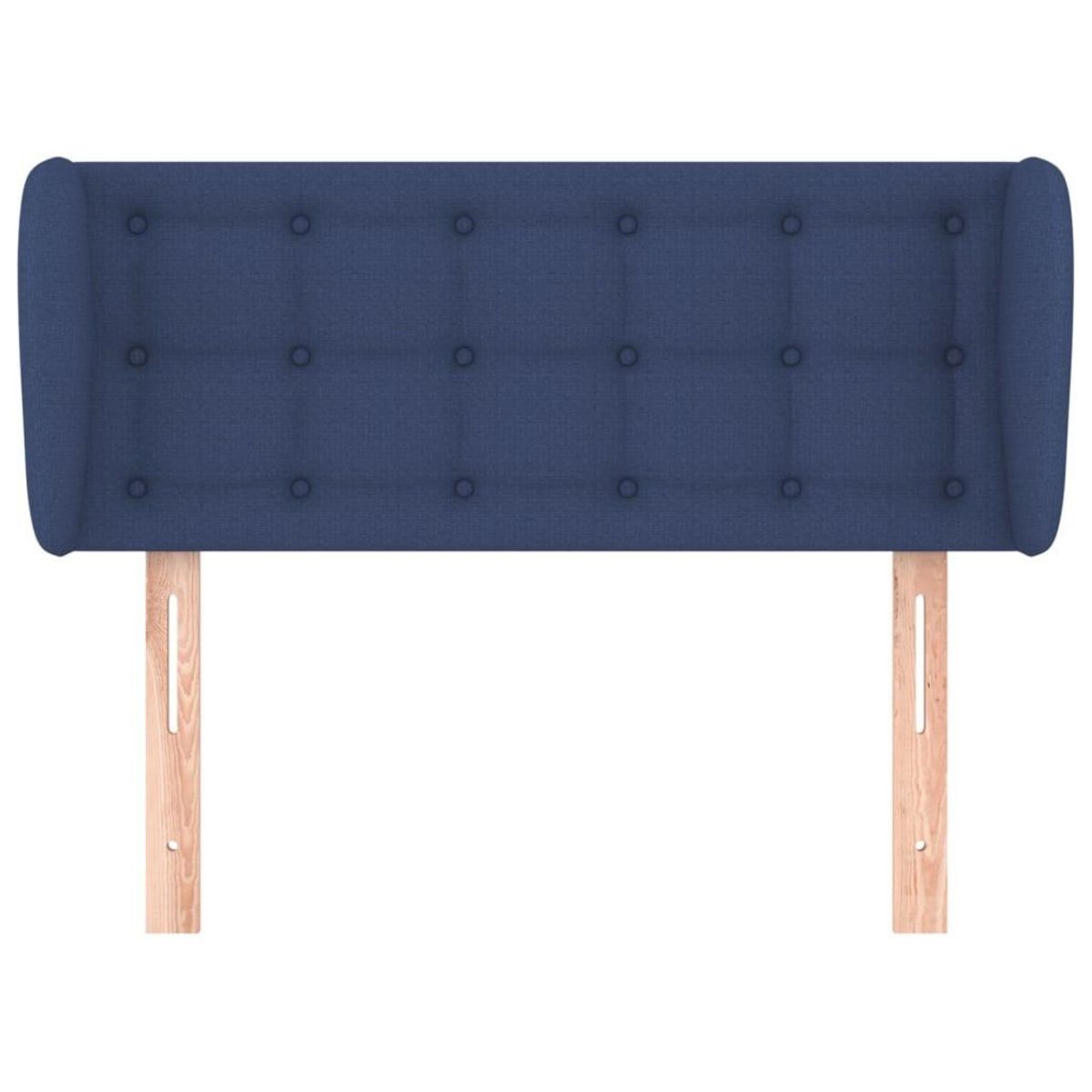 VIDAXL Tete de lit avec oreilles Bleu 83x23x78/88 cm Tissu