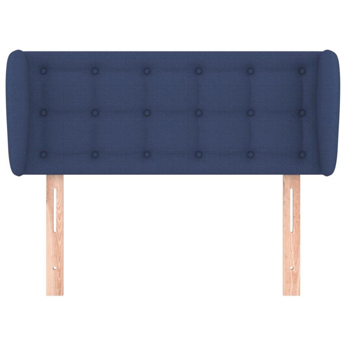 VIDAXL Tete de lit avec oreilles Bleu 83x23x78/88 cm Tissu