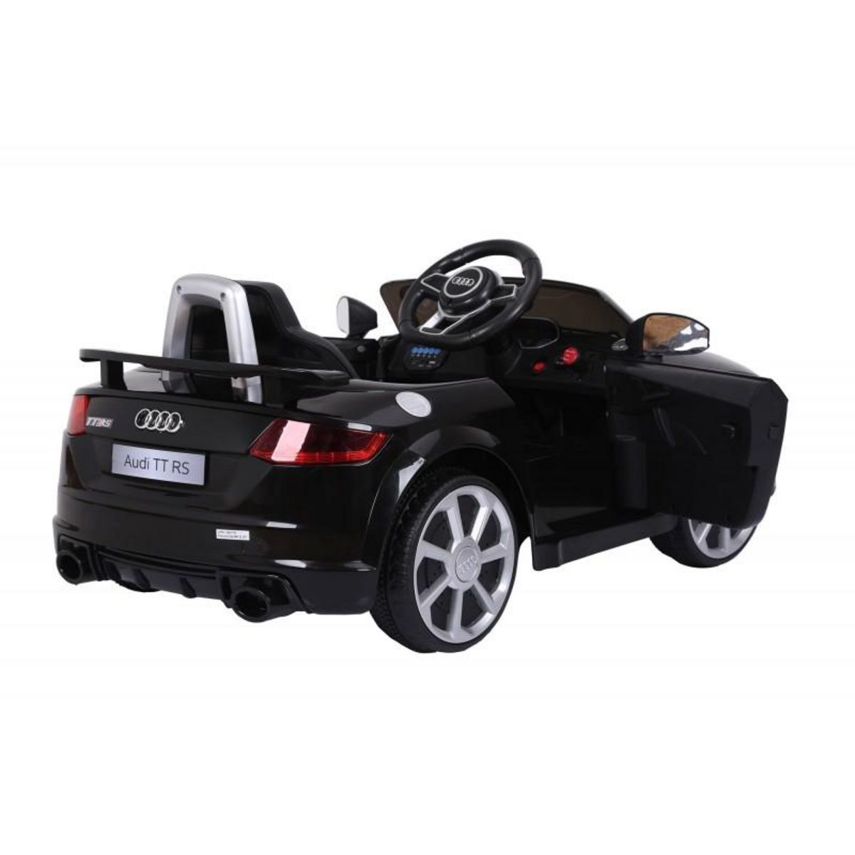 Audi Audi TT RS Voiture Electrique Enfant (2x25W) 103x62x44 cm - Marche av/ar, Phares, Musique, Ceinture et Télécommande parentale