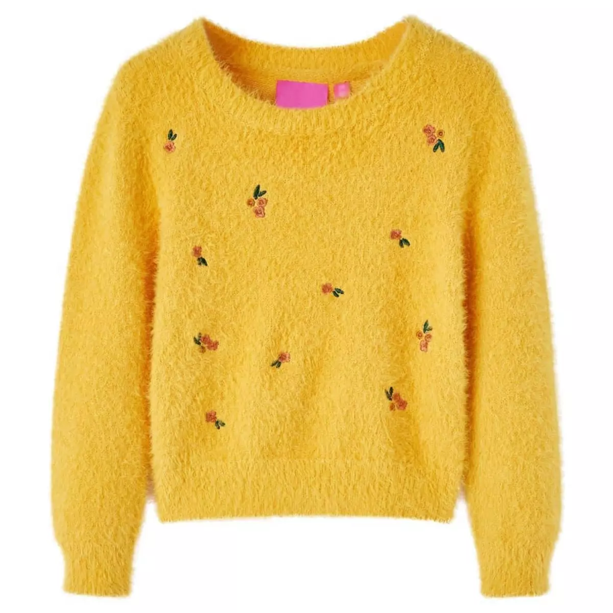 VIDAXL Pull-over tricote pour enfants ocre 104