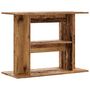 Voir la diapositive 6 : VIDAXL Support d aquarium vieux bois 80x35x60 cm bois d ingénierie
