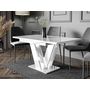 Voir la diapositive 6 : BEST MOBILIER Xandriel - table à manger extensible - blanc - 4 à 6 personnes