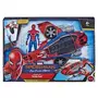 HASBRO Pack figurine Spiderman 15 cm avec son Spider-jet lance projectile - Spiderman Far From Home