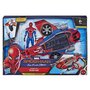 HASBRO Pack figurine Spiderman 15 cm avec son Spider-jet lance projectile - Spiderman Far From Home