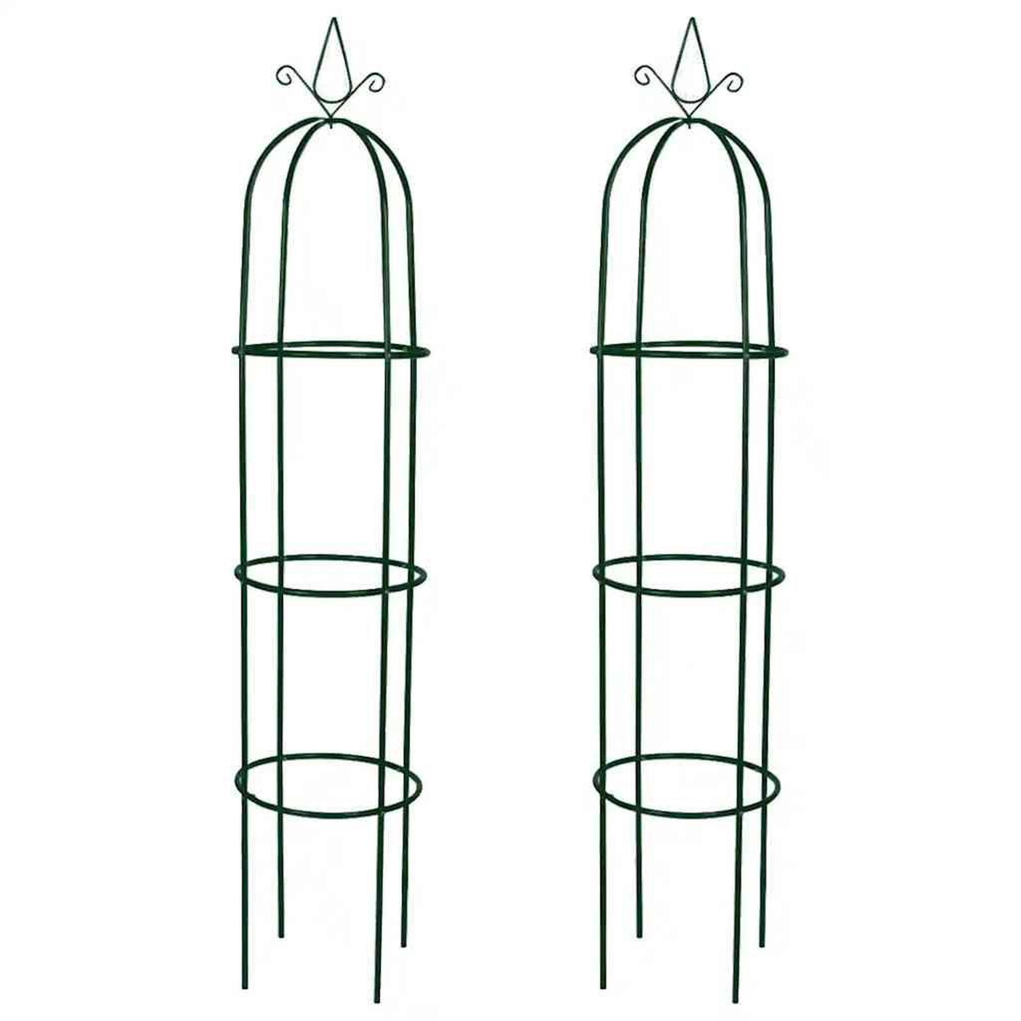 Voir la diapositive 2 : VIDAXL Arche de jardin en forme de tour 2 pcs