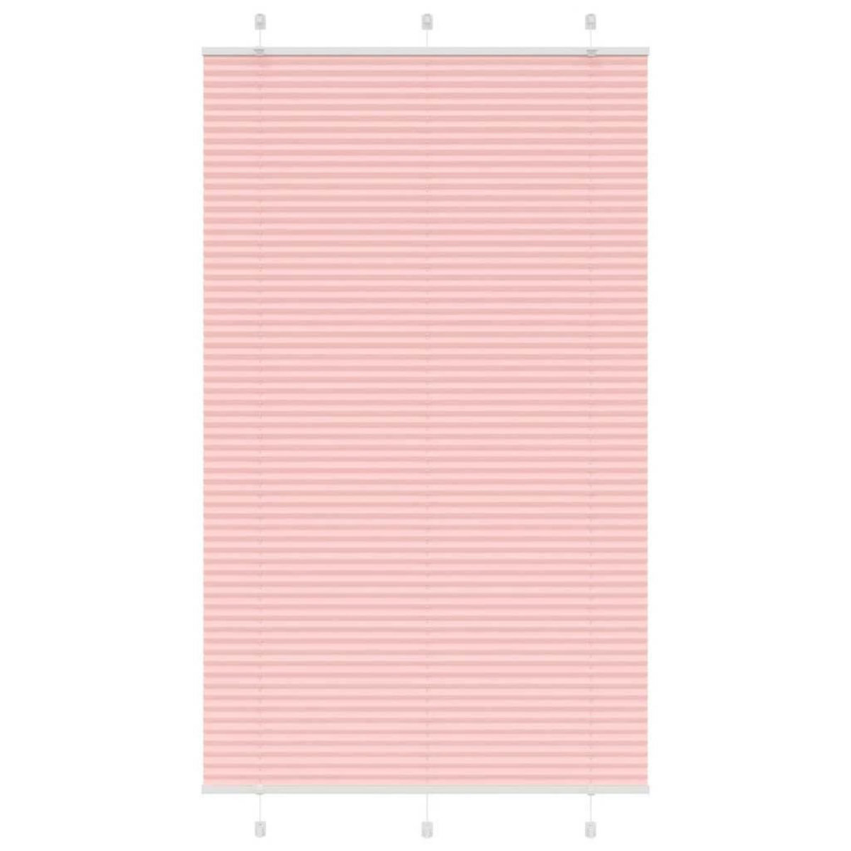 VIDAXL Store plisse rose 115x200 cm largeur du tissu 114,4cm polyester