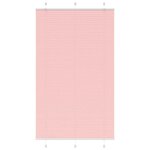 VIDAXL Store plisse rose 115x200 cm largeur du tissu 114,4cm polyester