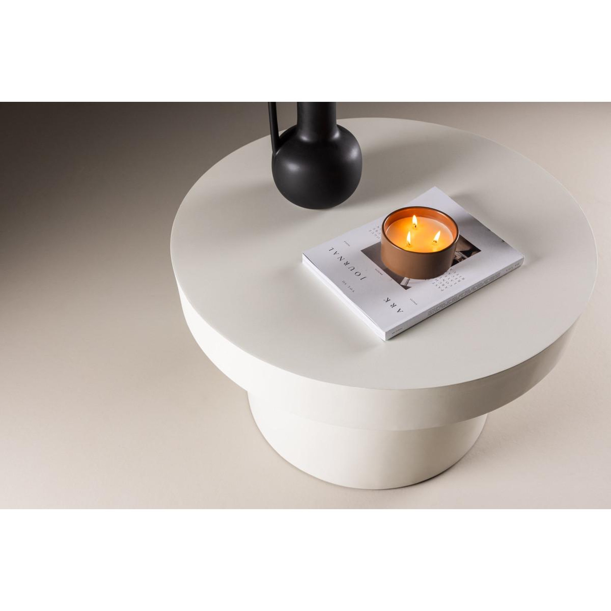 Voir la diapositive 3 : Paris Prix Table basse design  malung  80cm blanc