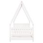 Voir la diapositive 5 : VIDAXL Cadre de lit pour enfants blanc 80x200 cm bois de pin massif