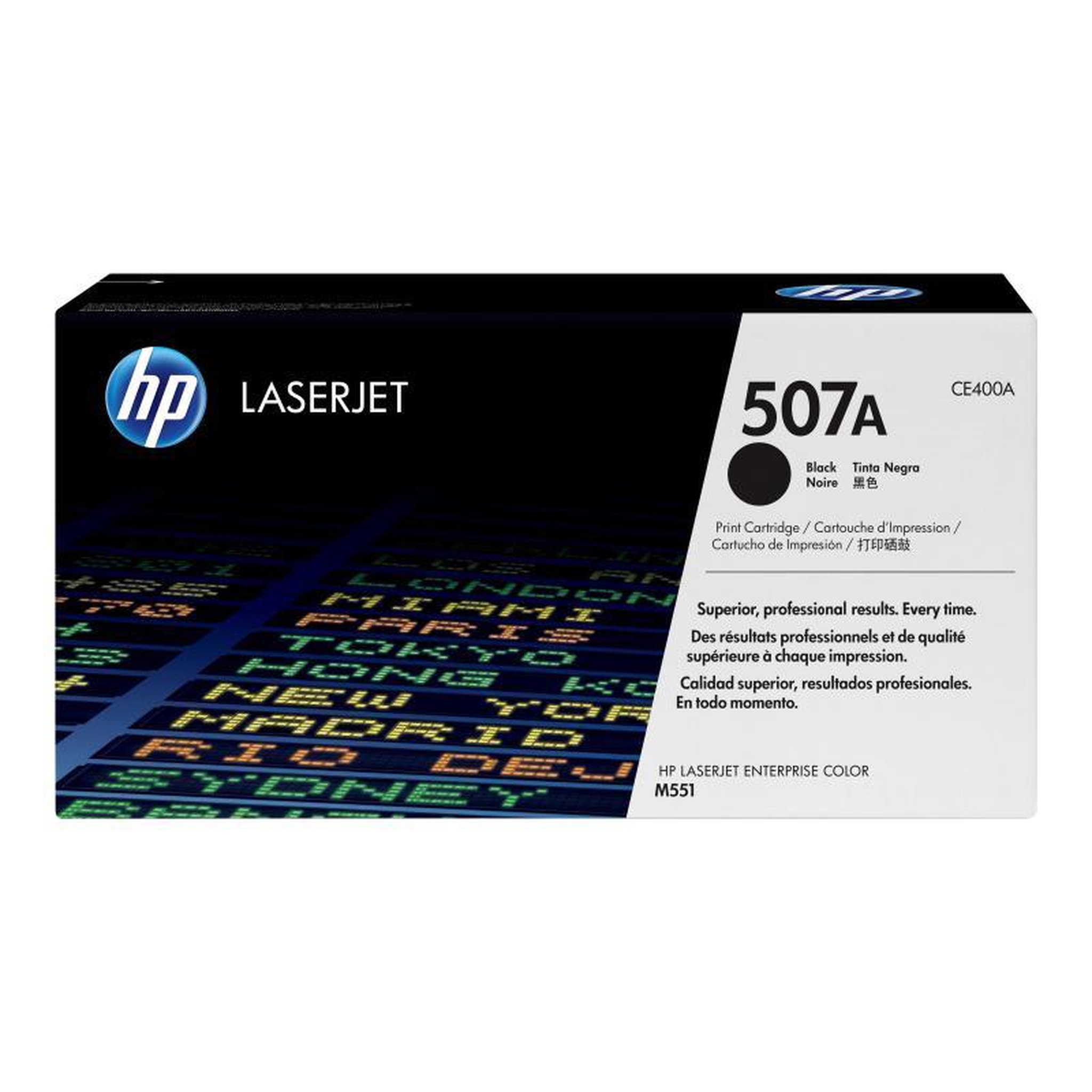 Voir la diapositive 2 : HP HP Cartridge No 507A HP507A HP 507A Black Schwarz (CE400A)