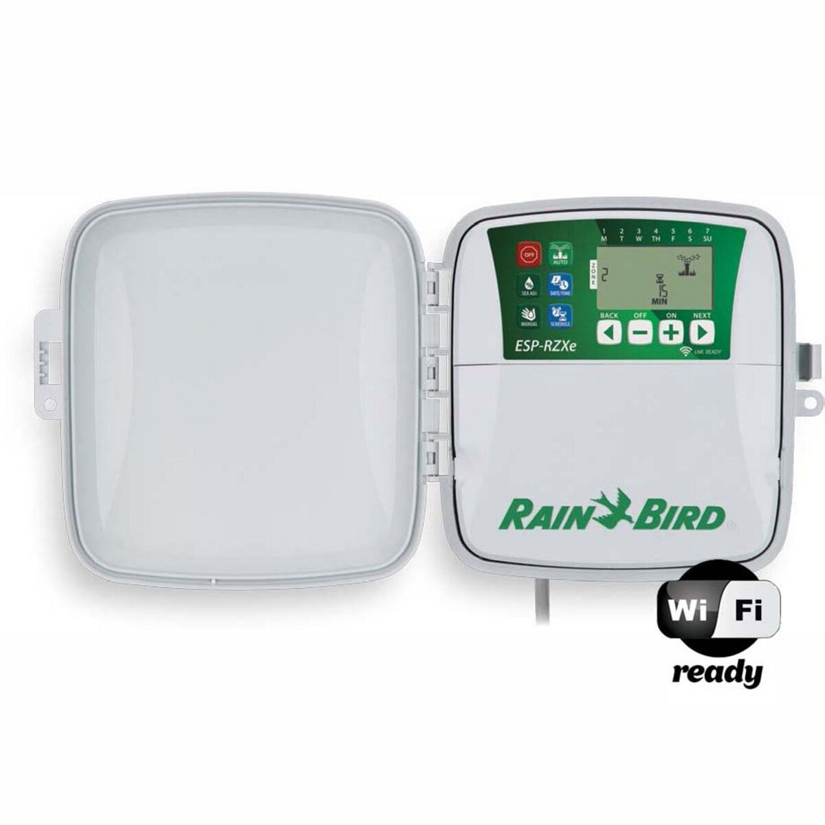 Rain bird Programmateur 8 stations compatible wifi, montage extérieur - rzxe8