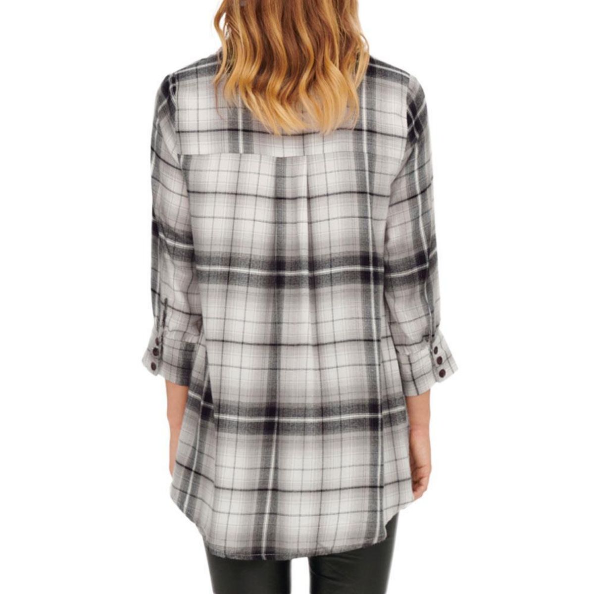 Only Chemise à Carreaux /Noir Femme Only Canberra