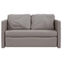 Voir la diapositive 5 : VIDAXL Canape-lit 2 en 1 taupe 112x174x55 cm tissu