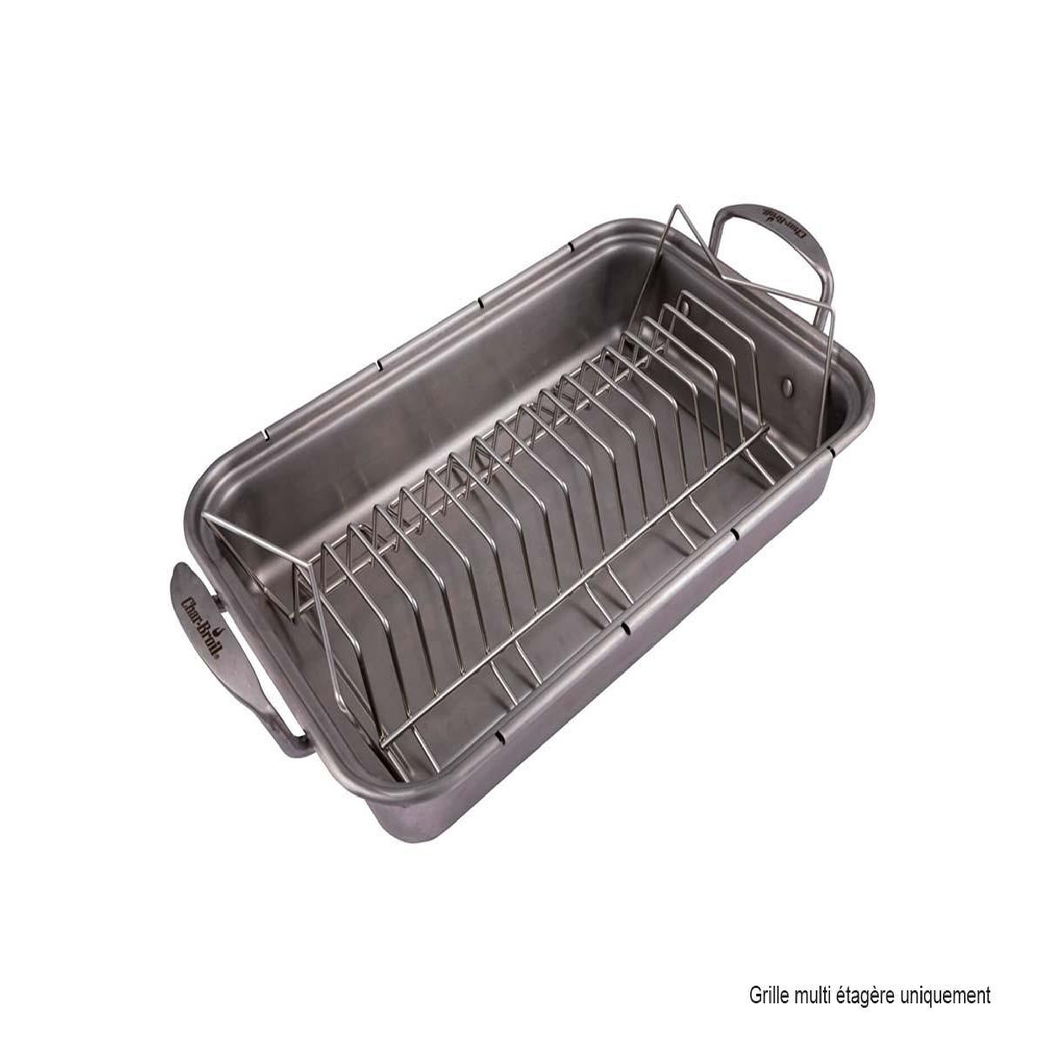 CHAR-BROIL Grille multi-étagère en inox grill+® - char-broil