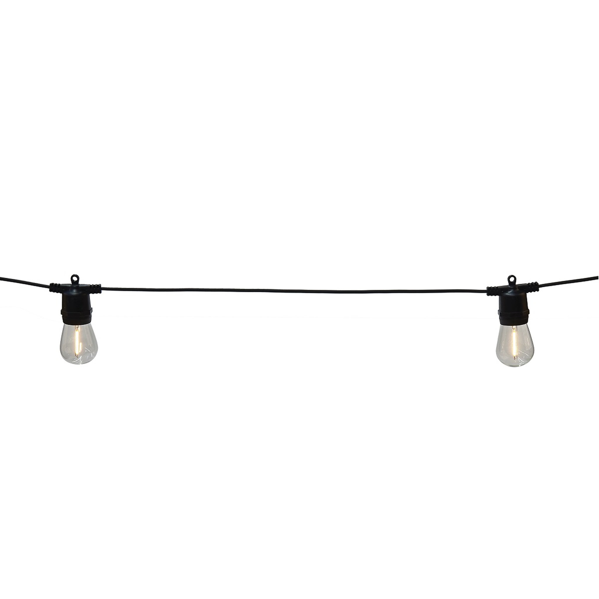 Voir la diapositive 2 : GARDENSTAR Guirlande lumineuse solaire - 10 ampoules LED - 6.5m