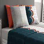 ATELIER DU COTON Parure de drap 100% coton 57fils antan. Coloris disponibles : Gris