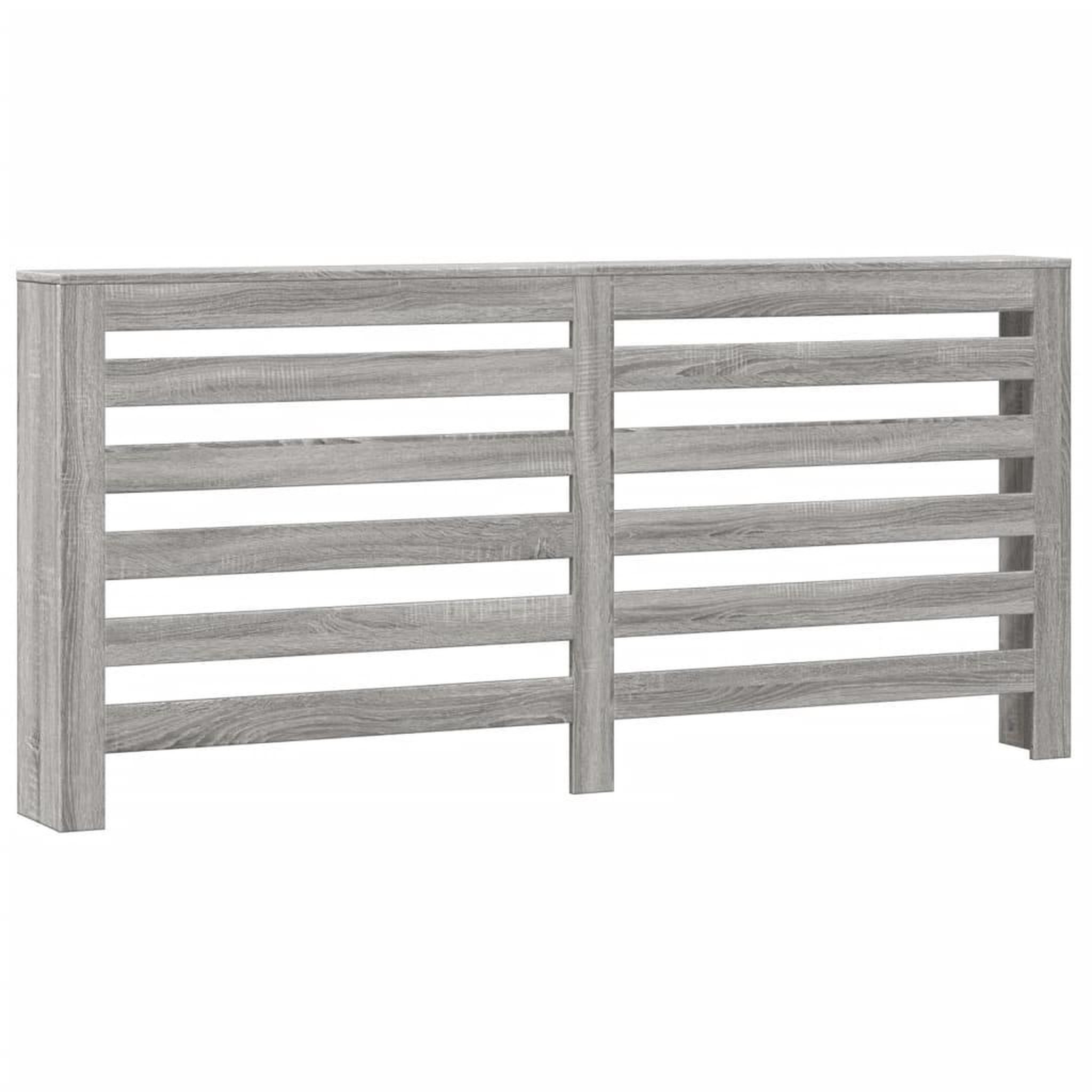 Voir la diapositive 2 : VIDAXL Cache-radiateur sonoma gris 175x20x82 cm bois d'ingenierie