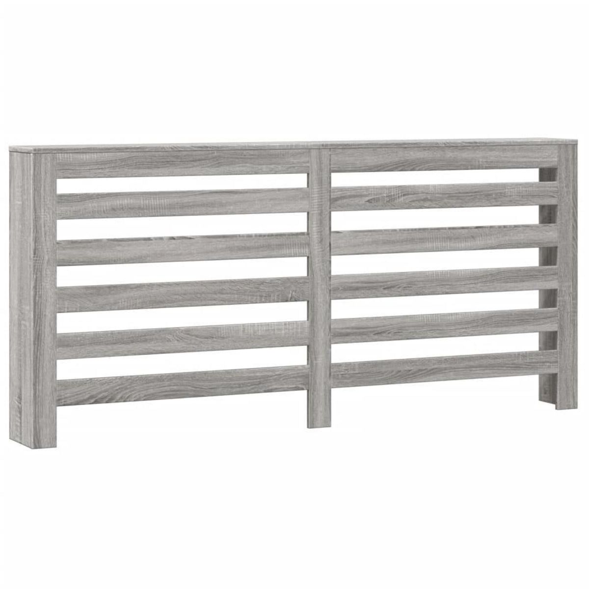 VIDAXL Cache-radiateur sonoma gris 175x20x82 cm bois d'ingenierie