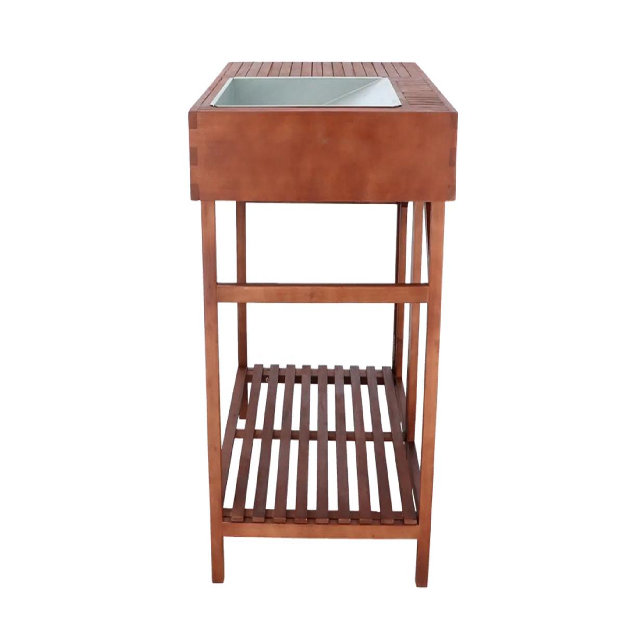 Voir la diapositive 5 : ESSCHERT DESIGN Table à rempoter en bois dur - Esschert Design