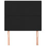 Voir la diapositive 3 : VIDAXL Tetes de lit 2 pcs Noir 80x5x78/88 cm Similicuir
