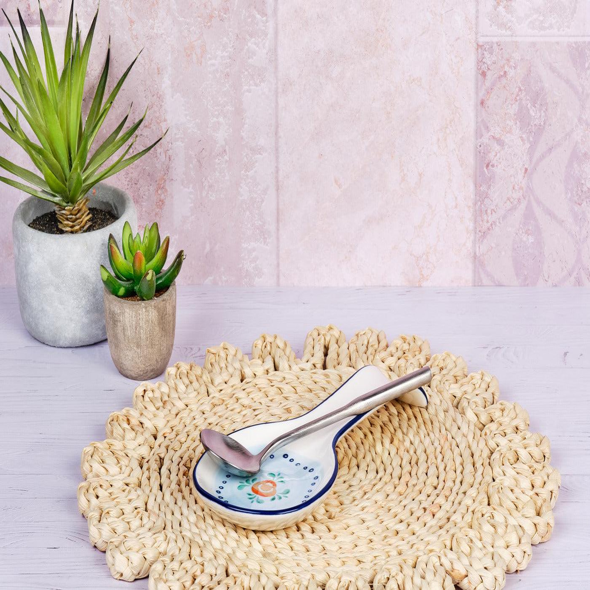 Voir la diapositive 2 : BJORN Repose cuillère napoli - agrume