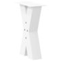 Voir la diapositive 4 : VIDAXL Pieds de table basse forme de X 2 pcs blanc 38x(42-43) cm acier