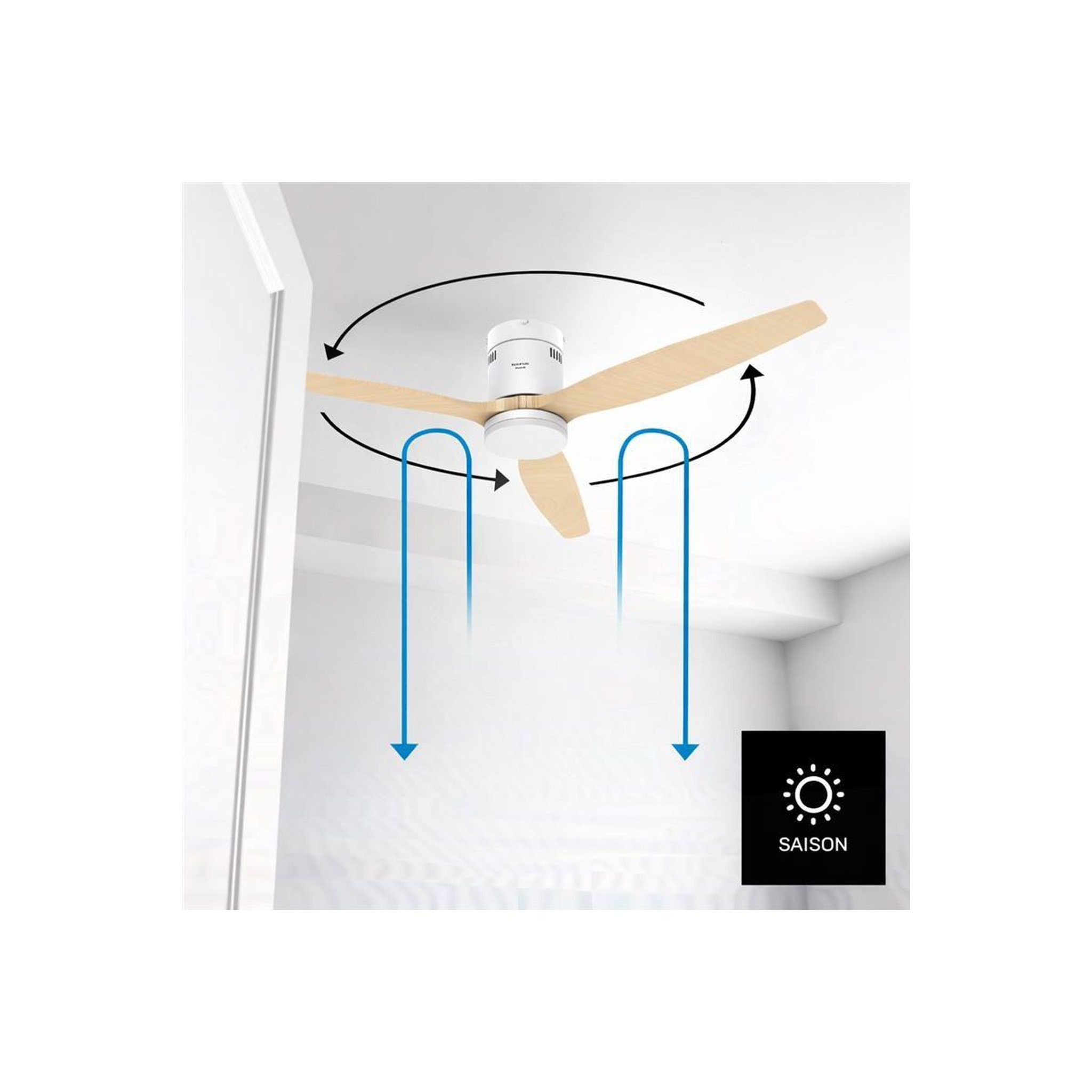 Voir la diapositive 3 : Taurus Ventilateur plafonnier POLAR 3B