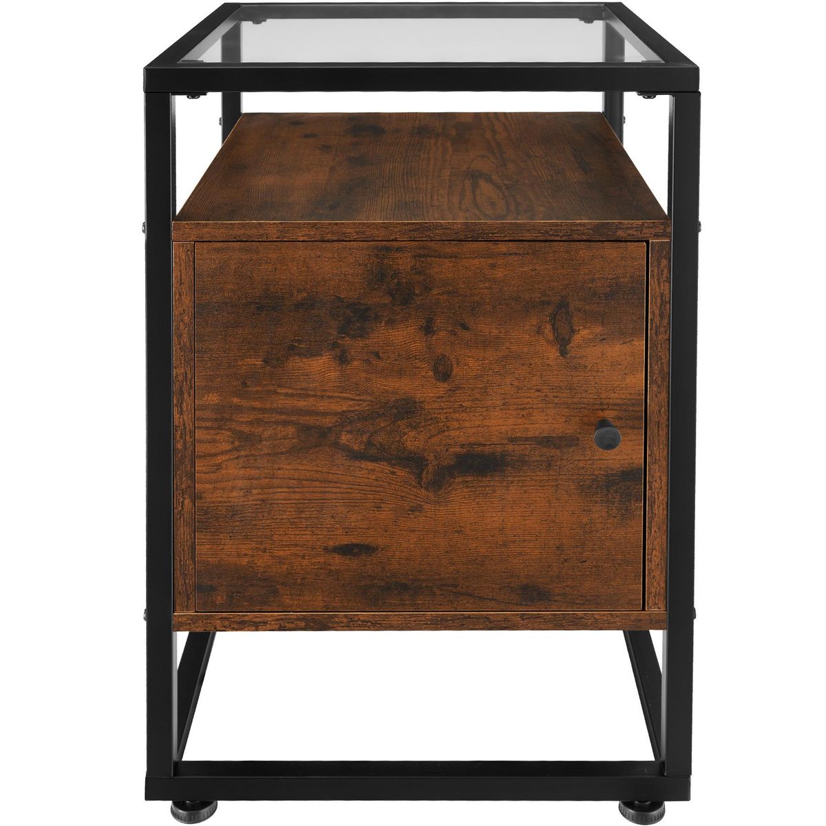 tectake Table de chevet Style industriel 40 x 43 x 605 cm