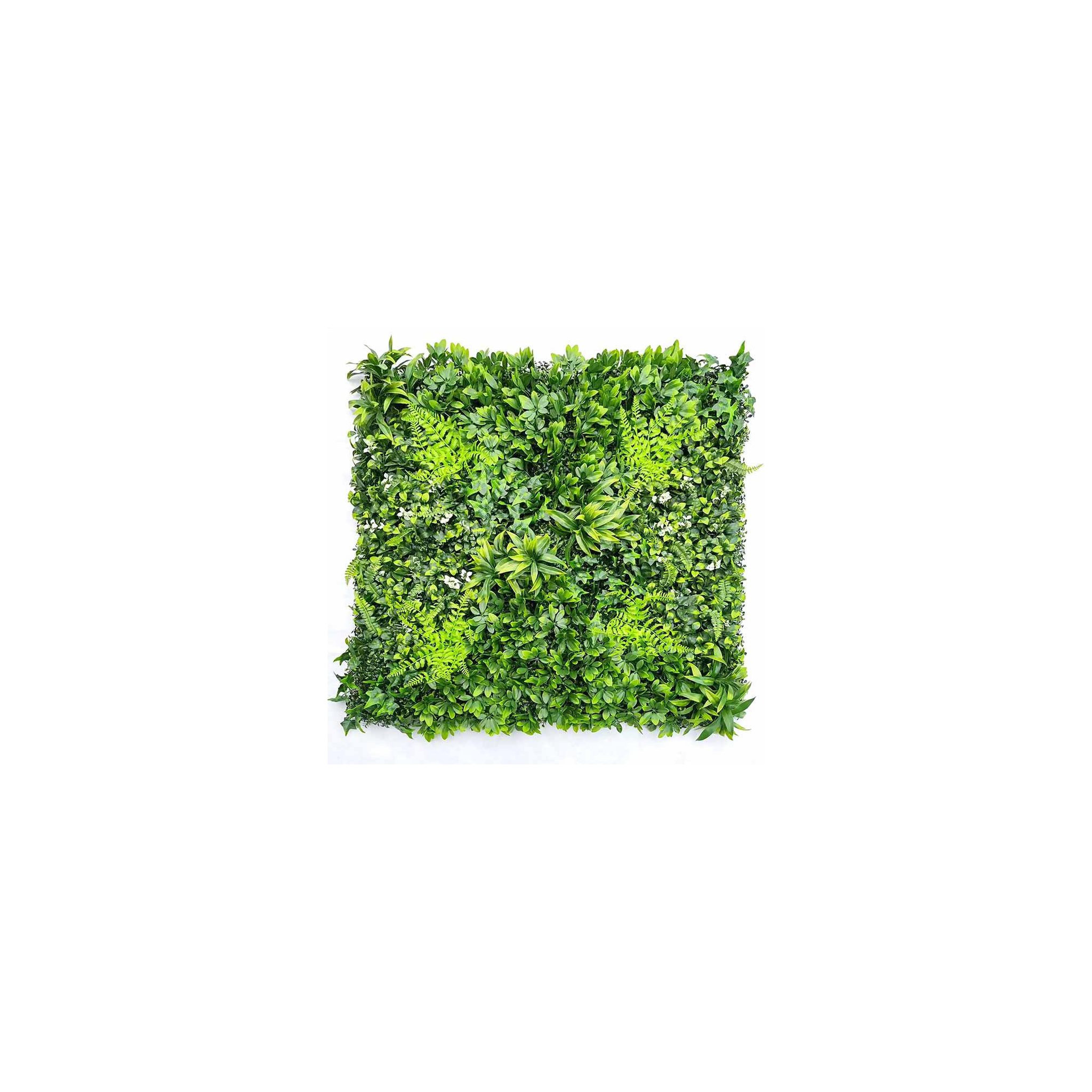 Voir la diapositive 1 : Mur végétal artificiel - modèle fleur blanche - dimensions : 100 x 100 cm