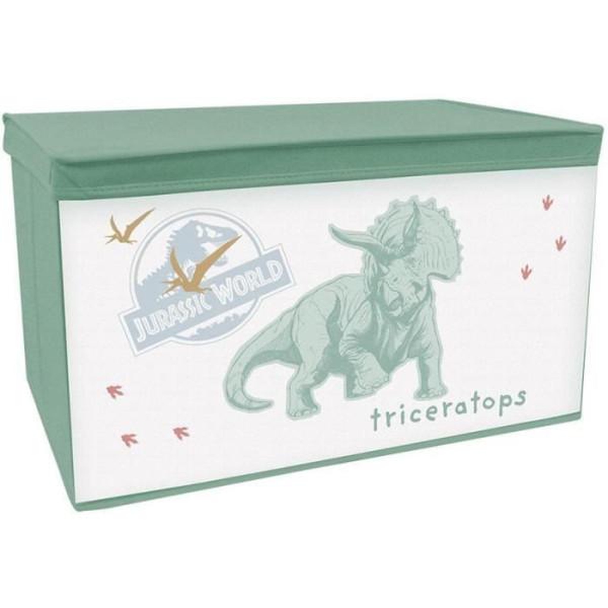 Fun House FUN HOUSE Jurrasic World Coffre a jouets dinosaures - Pliable - 55,5 x 34,5 x 34 cm - Pour enfant