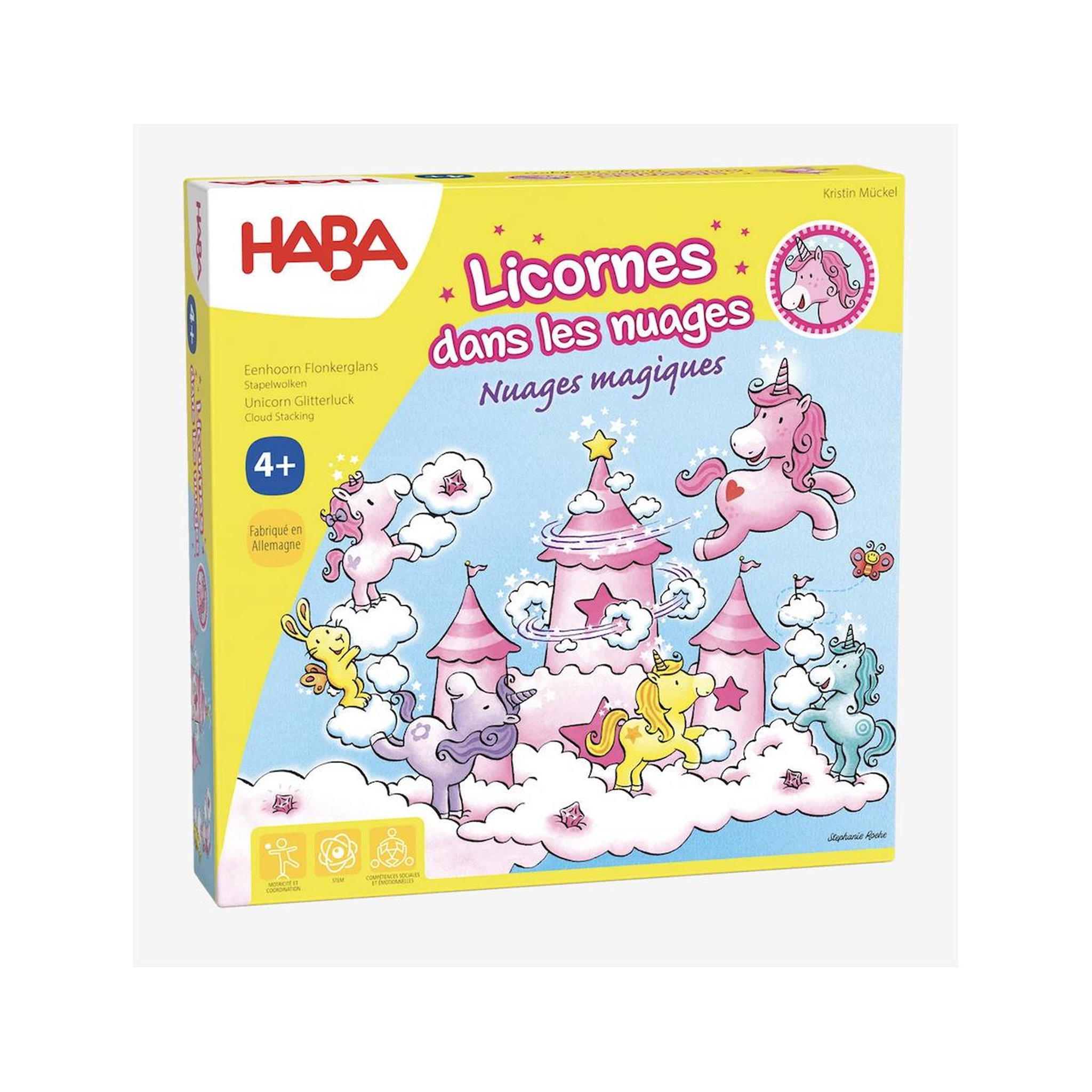 Voir la diapositive 2 : Haba Licornes dans les nuages - nuages magiques -  - Asmodee