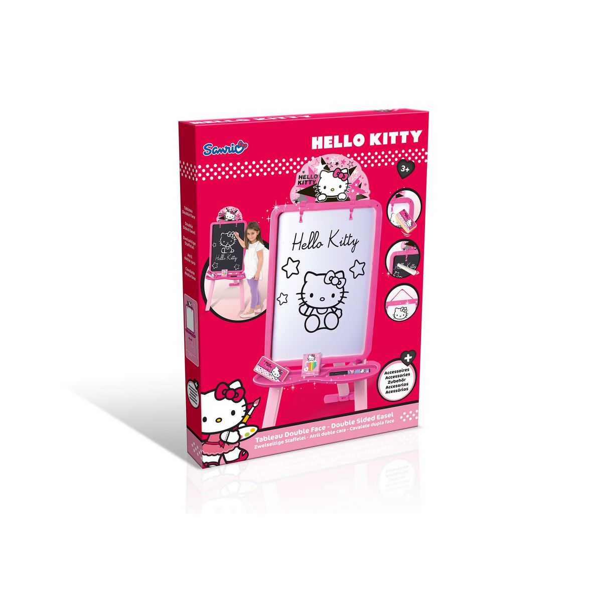 CANAL TOYS Tableau Double Face Hello Kitty