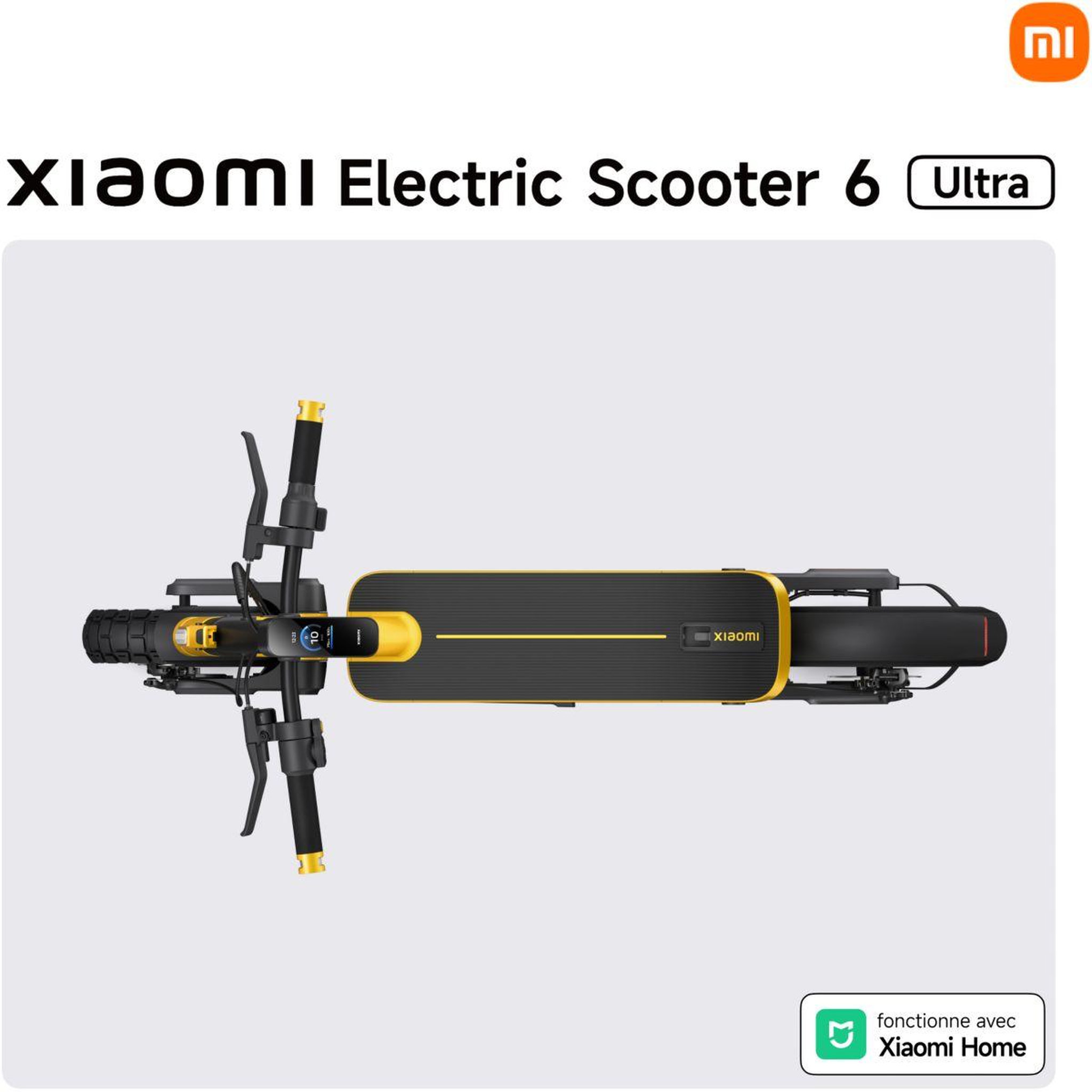 Voir la diapositive 4 : XIAOMI Trottinette électrique electric scooter 6 ultra jaune