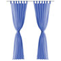 Voir la diapositive 3 : VIDAXL Rideau occultant 2 pcs Voile 140 x 245 cm Bleu royal