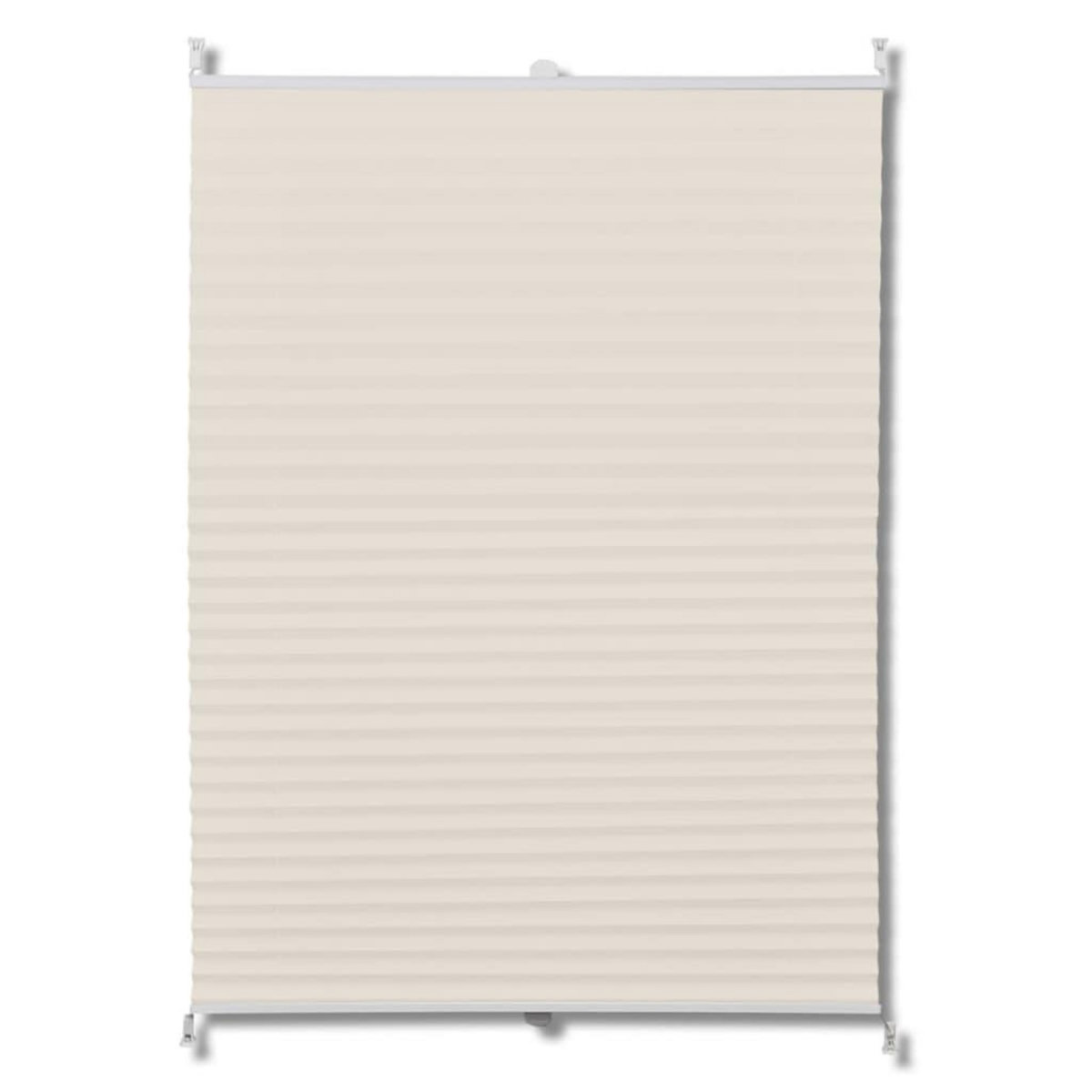 VIDAXL Store plisse 100x125 cm Creme