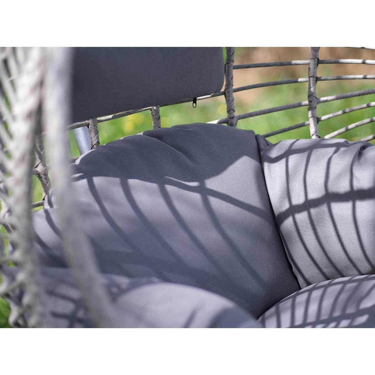 JARDIDECO Fauteuil suspendu London Gris - Jardideco