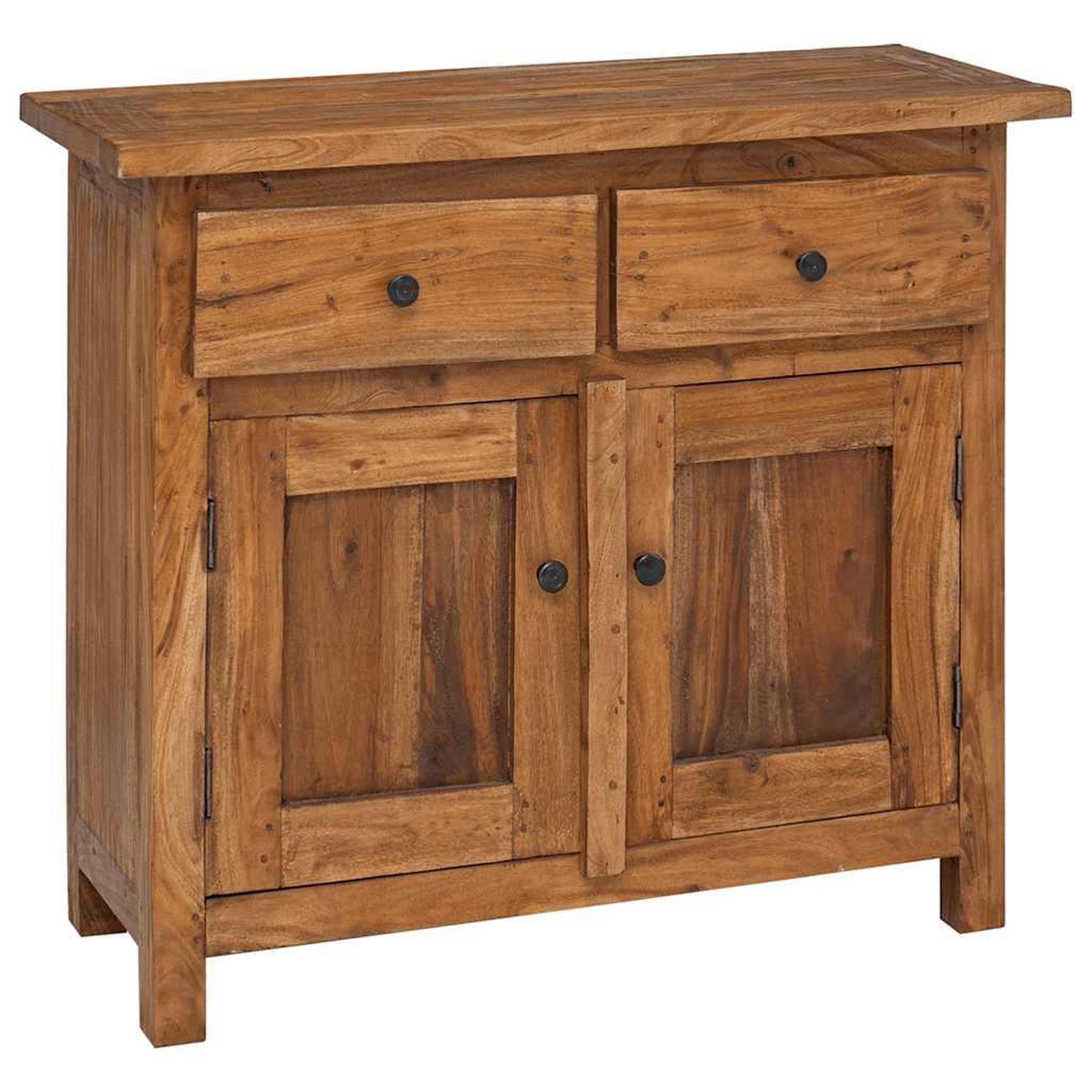 Voir la diapositive 1 : VIDAXL Buffet bois d'acajou massif 75x30x65 cm
