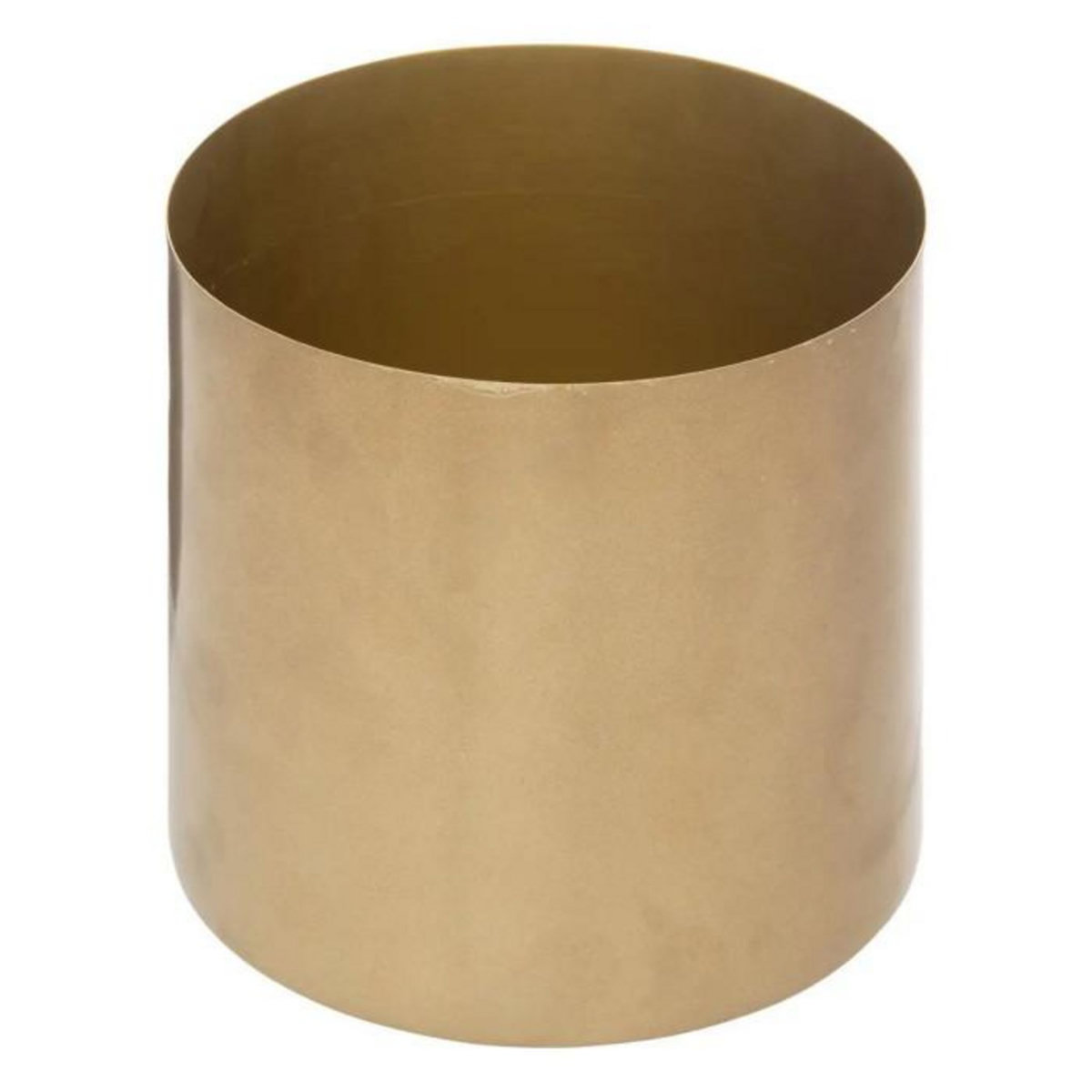 ATMOSPHERA Lot de 3 Pots en Métal  Le Collectionneur  14cm Or