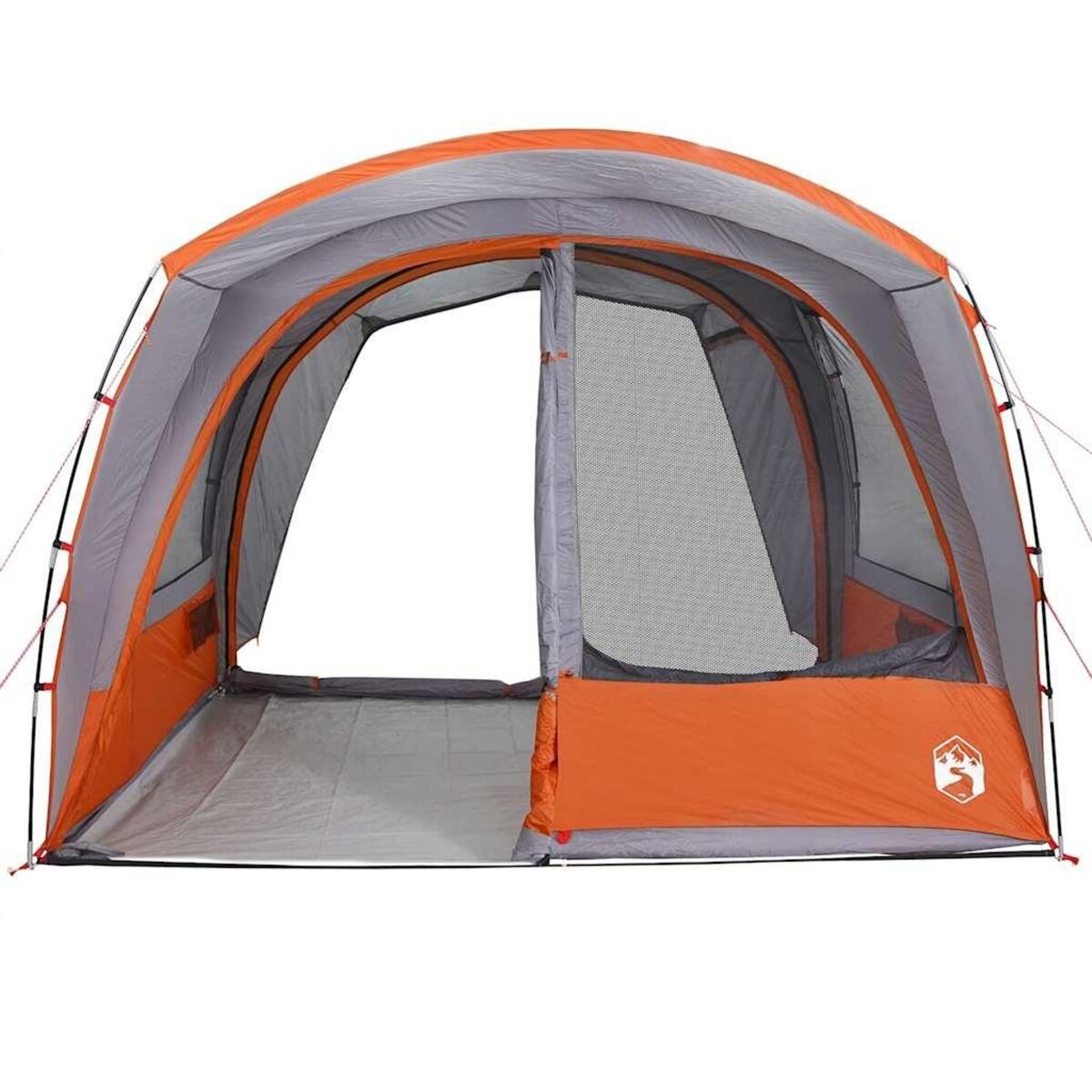 VIDAXL Tente de voiture 4 personnes gris et orange impermeable