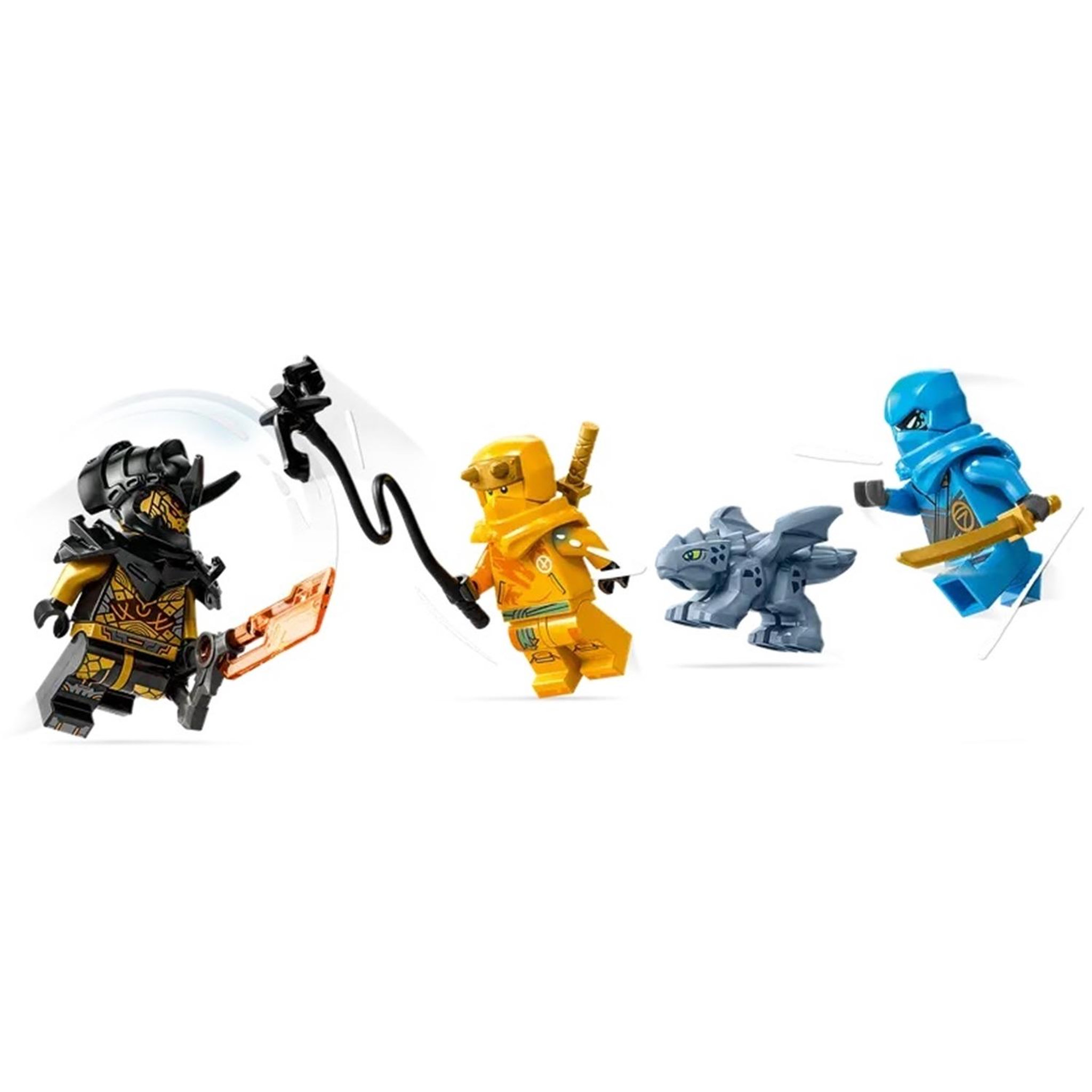 Voir la diapositive 5 : LEGO Ninjago Le combat du bébé dragon de Nya et Arin