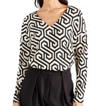 Vero Moda Blouse Imprimé Noir/ Femme Vero Moda Merve 2. Coloris disponibles : Beige