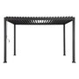Voir la diapositive 3 : HESPERIDE Pergola bioclimatique Evora Graphite - 4 x 3 m - Hespéride