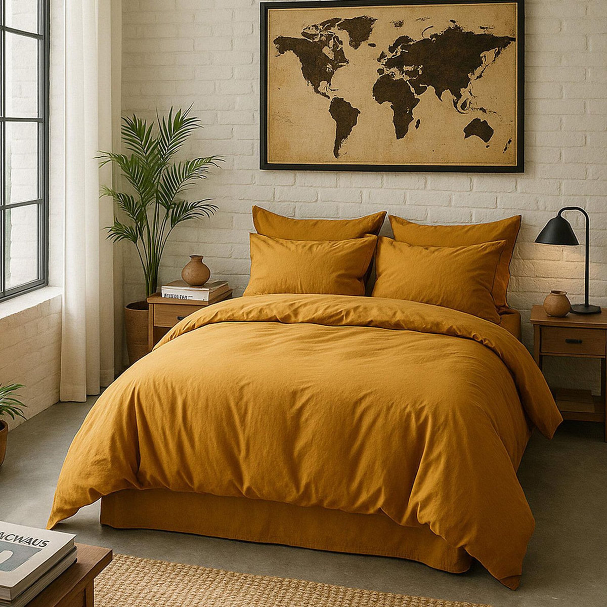 BATON ROUGE Drap housse en percale de coton